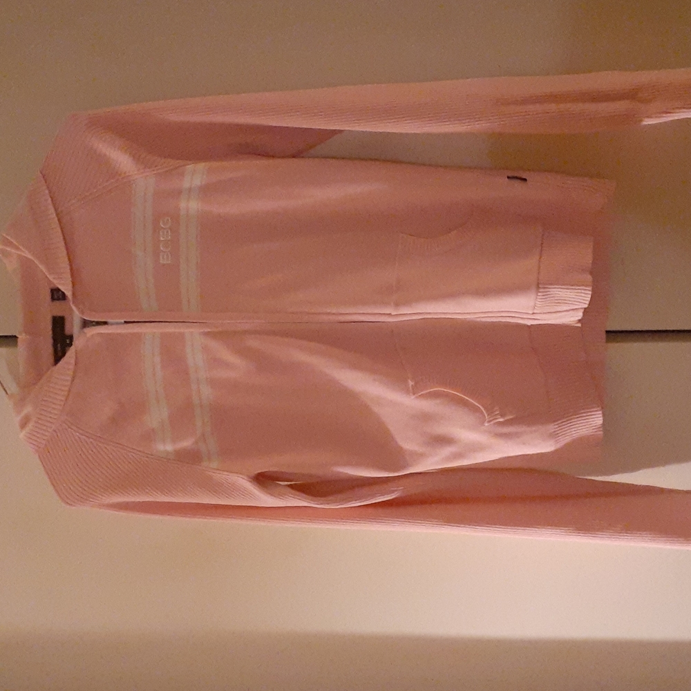 BCBG zip up sweater with hood